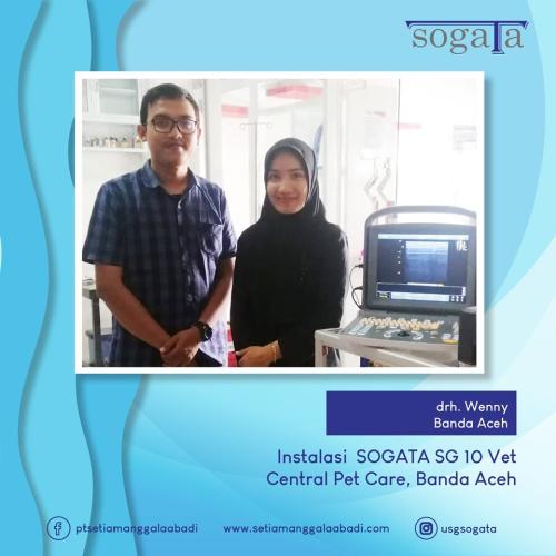 Instalasi Produk SOGATA SG 10 Vet oleh drh. Wenny, Central Pet Care, Banda Aceh. Maret 2020