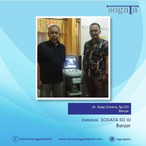 Instalasi SOGATA SG 10 oleh dr. Asep Sukana, Sp.OG, Banjar. Maret 2020