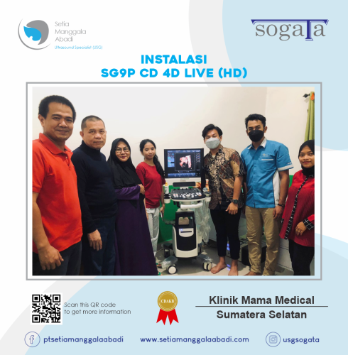 Instalasi SG9P CD 4D Live HD Klinik Mama Medical Palembang - Sungai Musi