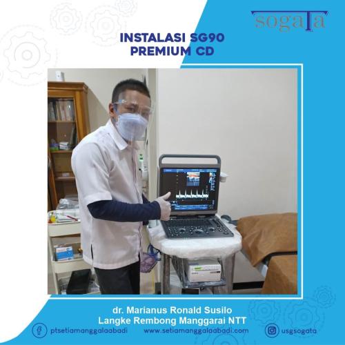 dr. Marianus Ronald Susilo - Langke Rembong Manggarai NTT Instalasi SG90 Premium Color Doppler