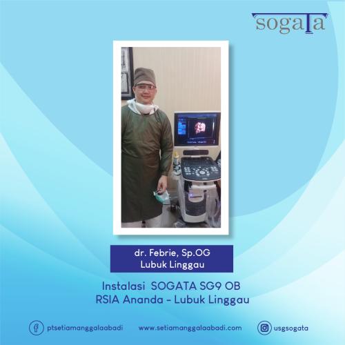  Instalasi SOGATA SG 9 OB, oleh dr. Febrie, Sp.OG di RSIA Ananda, Lubuk Linggau. Juni 2020