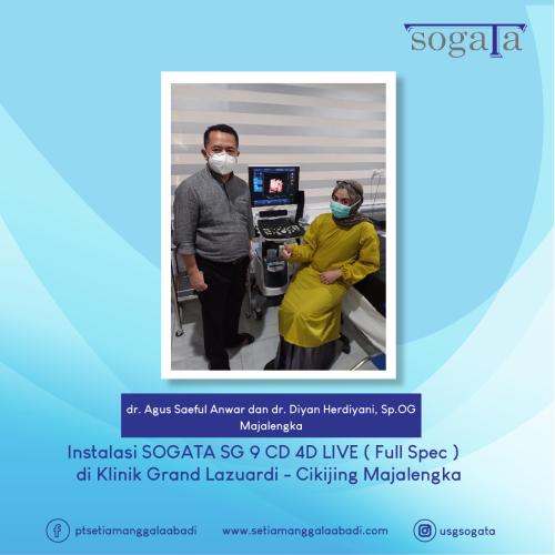 Instalasi SOGATA SG 9 4D oleh dr. Agus Saeful Anwar dan dr. Diyan Herdiyani, Sp.OG di Klinik Grand Lazuardi - Cikijing Majalengka. Juli 2020