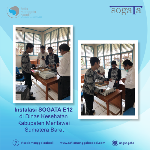 Instalasi SOGATA E12 di Dinas Kesehatan Kabupaten Mentawai Sumatera Barat. Des 2020